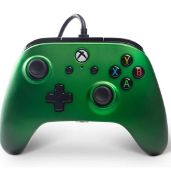 (31/9F) 6x PowerA Xbox Enhanced Wired Controller RRP £34.99 Each. (4x Emerald Fade, 2x Rose Go