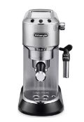 (125/R8) 4x Mixed Coffee Machines. 1x DELONGHI Dedica EC685M Coffee Machine €“ Silver RRP £219.
