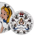 (191/7H) Contents Of Bay. Mixed Dinner Set Items To Include Disney Alice In Wonderland. White S
