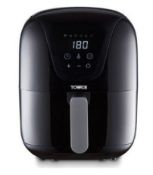 (58/7A) 2x Tower Vortx Air Fryer Black. (1x 1.5 Litre Compact RRP £39.99, 1x 3 Litre RRP £59.99