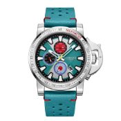 Gamages of London Ltd Ed Hand Assembled Aeroglider Automatic Teal - Free Delivery & 5 Year Warran..