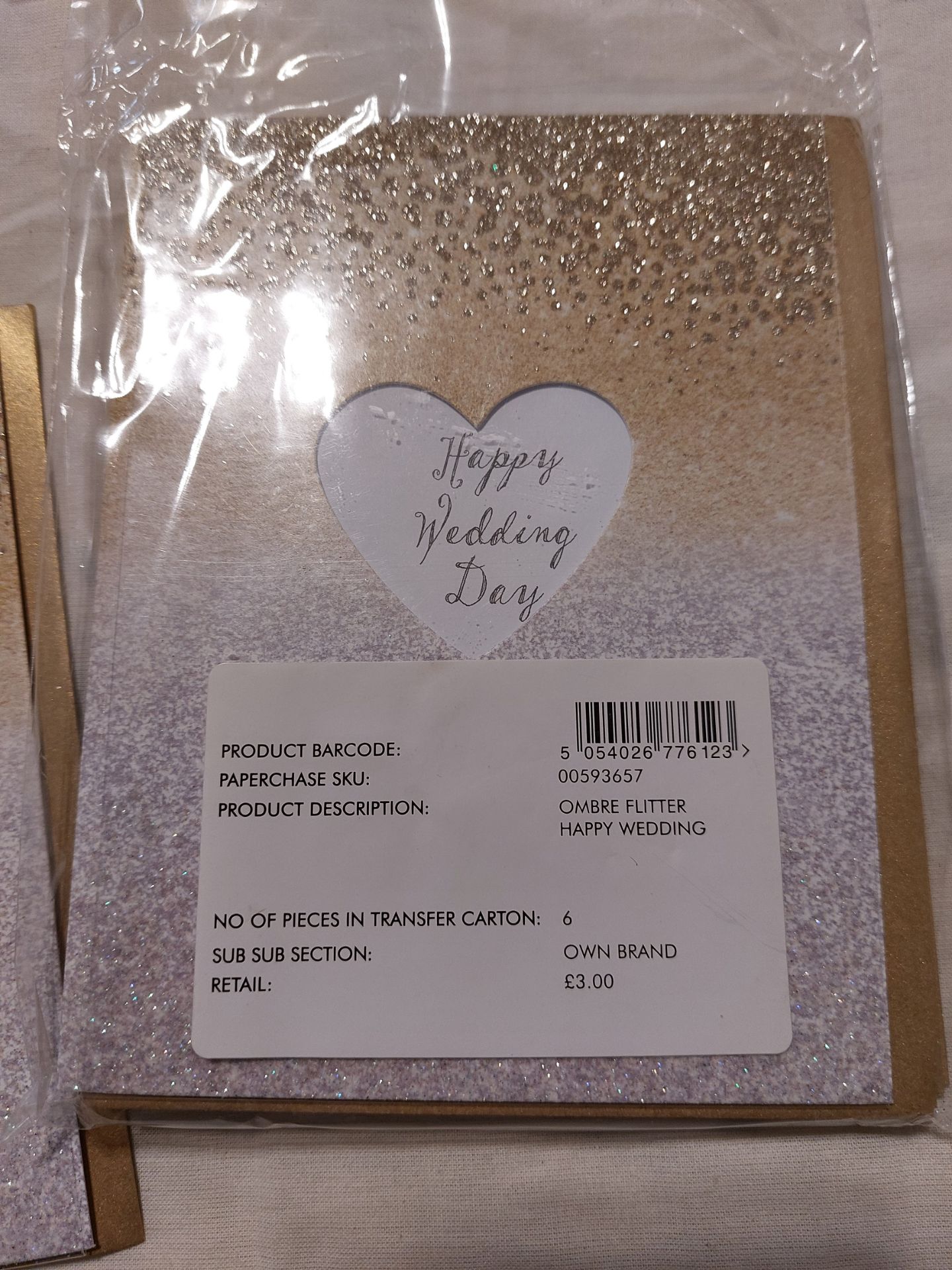 Happy Wedding Day Cards. Box of 60. RRP £240 - Image 3 of 4