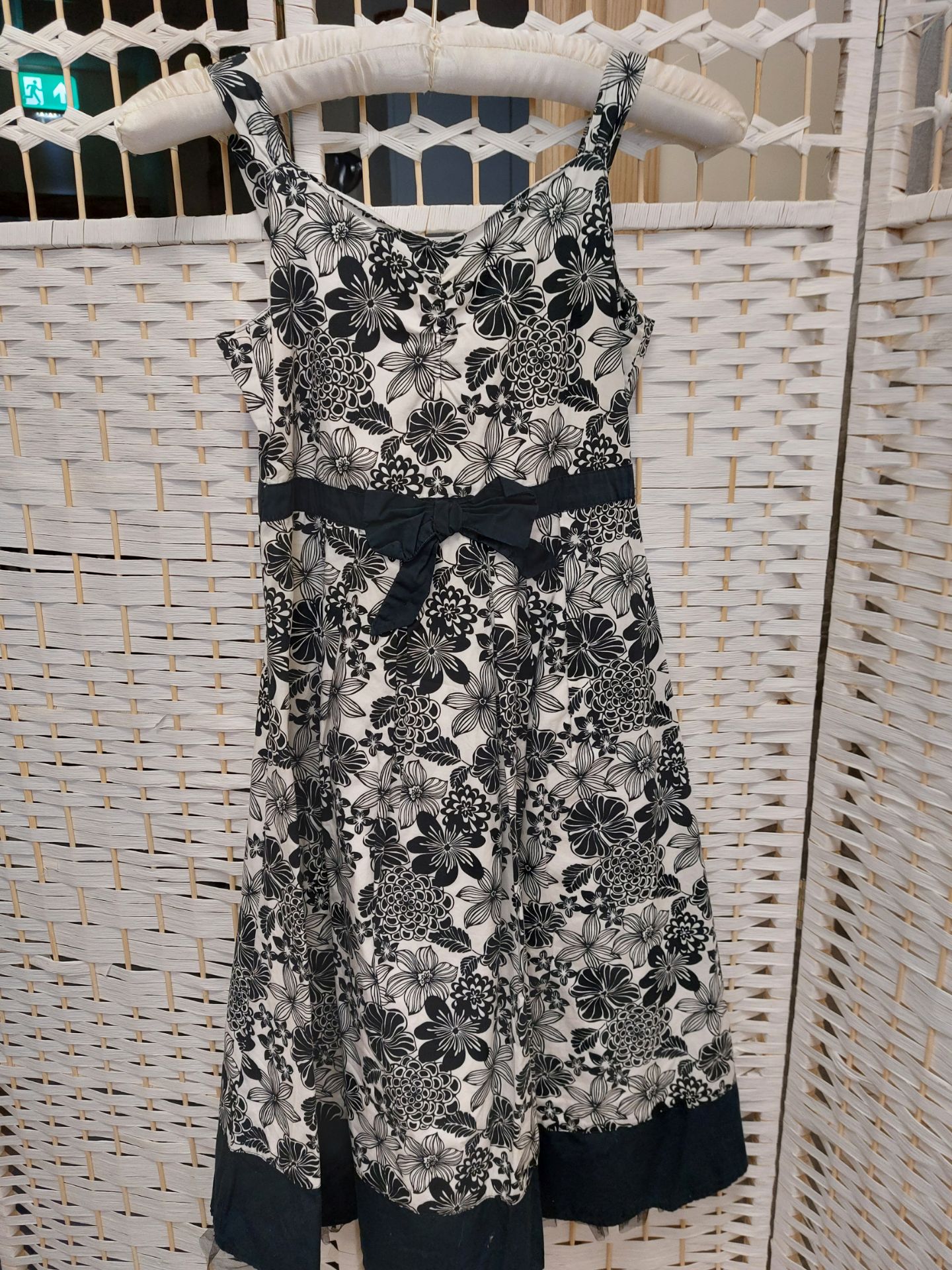 Black and White Child's Dress - Image 2 of 2