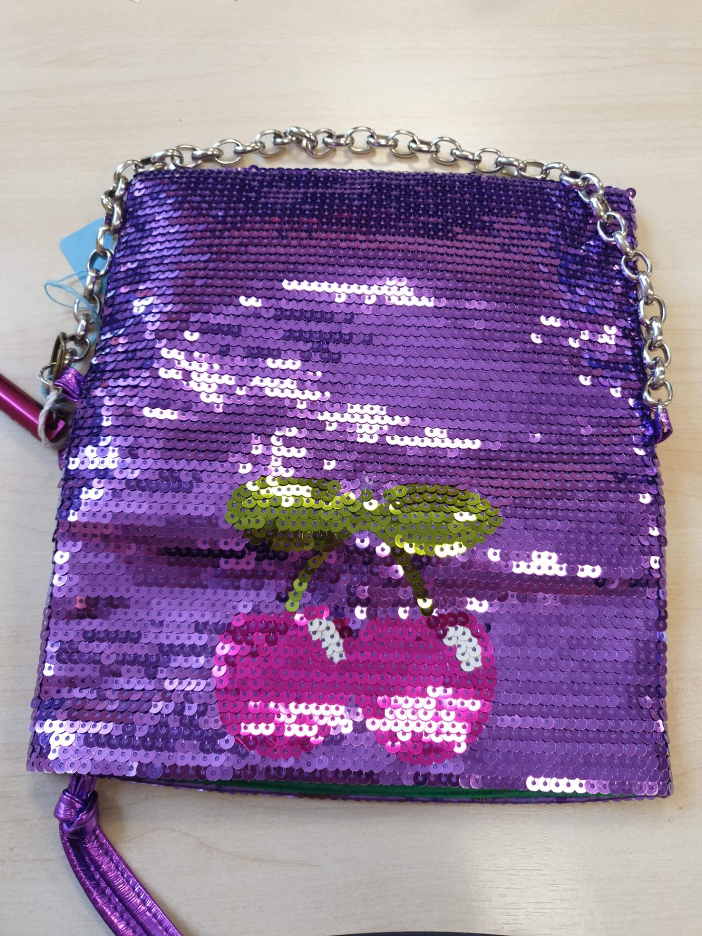 Pacha Purple Sequin Bag