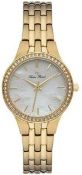 Lucien Piccard Jayne LP-28020-YG-22Mop Mother Of Pearl Dial Gold Stainless Steel Strap