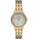 Lucien Piccard Jayne LP-28020-YG-22Mop Mother Of Pearl Dial Gold Stainless Steel Strap