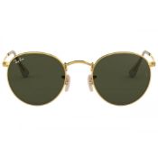 Round-Frame Gold-Tone Sunglasses xdem or surplus stock from our private jet charter.