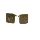 Vintage Rolls Royce Cufflinks Lost Property from our Private Jet Charter