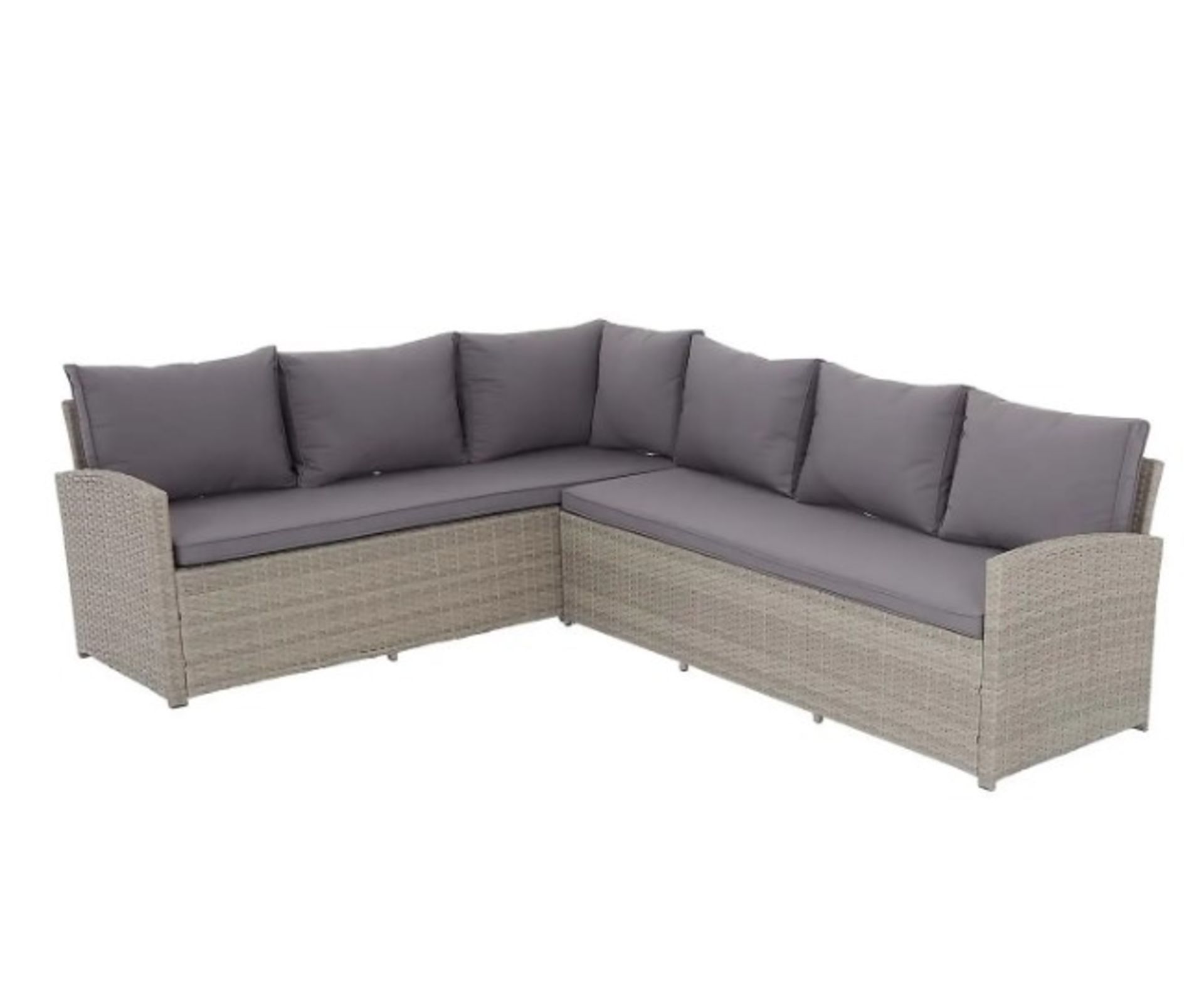 (13/P) RRP £850. Matara Grey Rattan Corner Garden Sofa Set. Ideal For Both Indoor And Outdoor Use... - Image 3 of 8