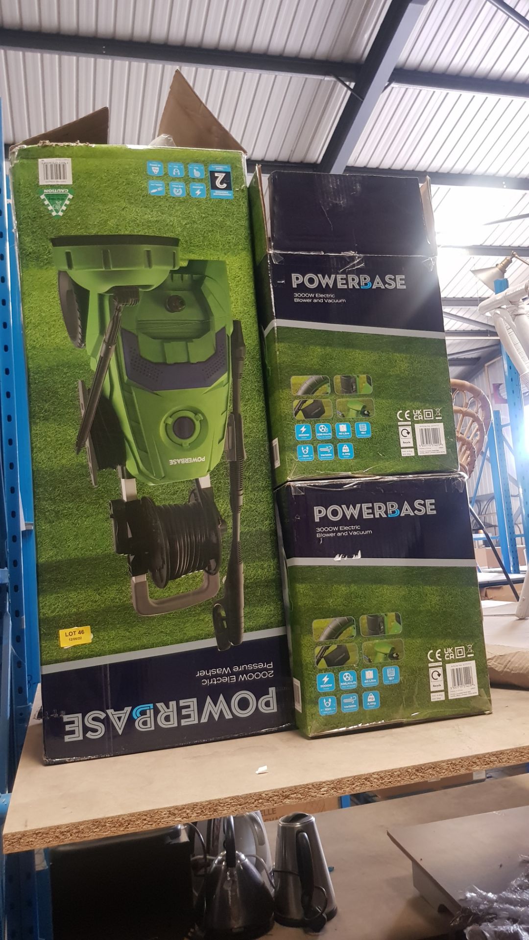 (46/2I) Lot RRP £277. 3x Items. 1x Powerbase 2000W Electric Pressure Washer RRP £159. 2x Powerbas... - Image 6 of 6