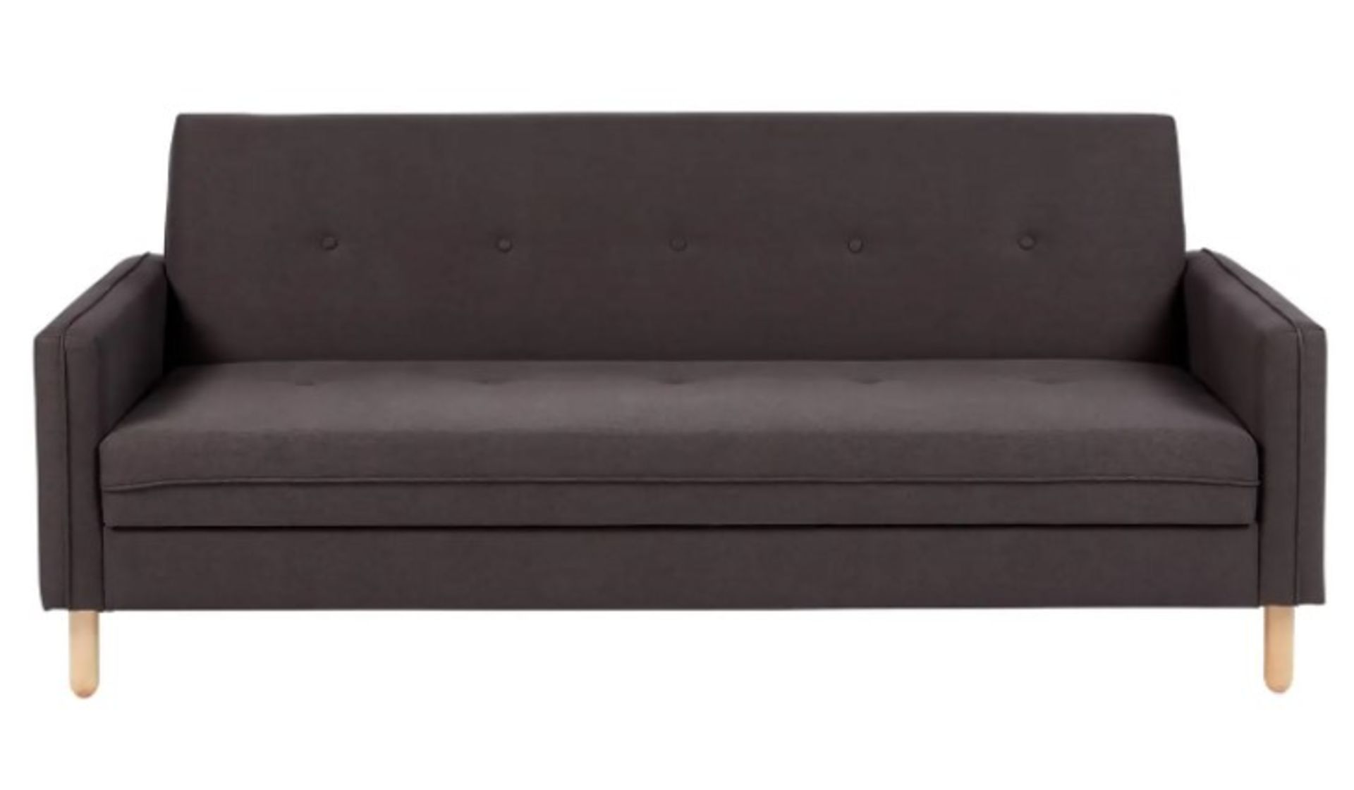 (92/P) RRP £325. Sindy Sofa Bed With Storage Charcoal. Sofa Bed With Ottoman Storage Concealed Be... - Image 3 of 18