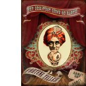 Reproduction Circus Acts Metal Sign ""Fortune Teller Show" "Vintage Style Reproduction Circus Acts