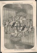 Victorian Candle Making London Factory Antique 1849 Newspaper