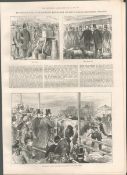 Sketches in and About Victorian Dorchester Dorset 1887 Newspaper