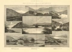 Highland Railway Calendar, Oban, Glen Ogle, Brander, Dalmally, Cruachan, 1880