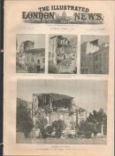 1887 Irish Land Wars House of a Man Attacked in Limerick by a Body of Masked Men