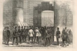 1866 Fenian Uprising Marching Prisoners into the County Prison at Cork
