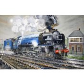 60163 Tornado Steam Train Metal Wall Art