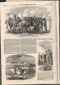 Great Irish Famine Galway, Doonbeg, Ouchterrand, 1849 Antique Newspaper