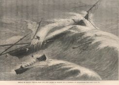 11 Crew Members Rescued from the Alarm Ship of Belfast in Ballycotton Bay 1886