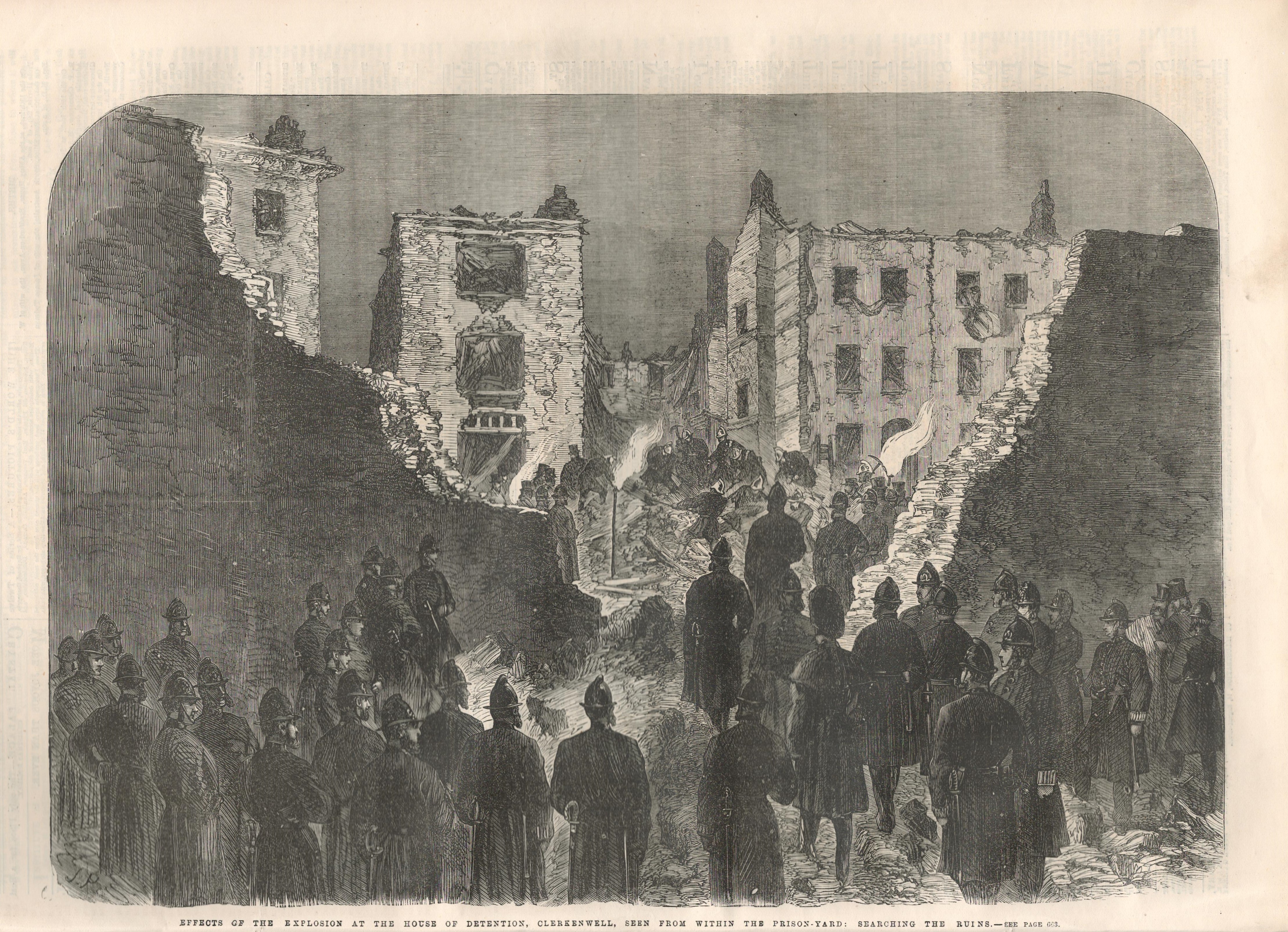 1867 Fenian Uprising London Bombing Outrage Gunpowder Plot. - Image 3 of 6