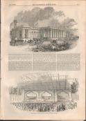 Opening Grand Central Railway Station Newcastle 1850 Newspaper.