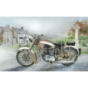 B.S.A. 1950 A10 Golden Flash Motorbike Metal Wall Art