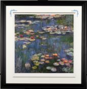 Claude Monet Limited Edition "Water Lilies, 1916" One of only 95 Published.