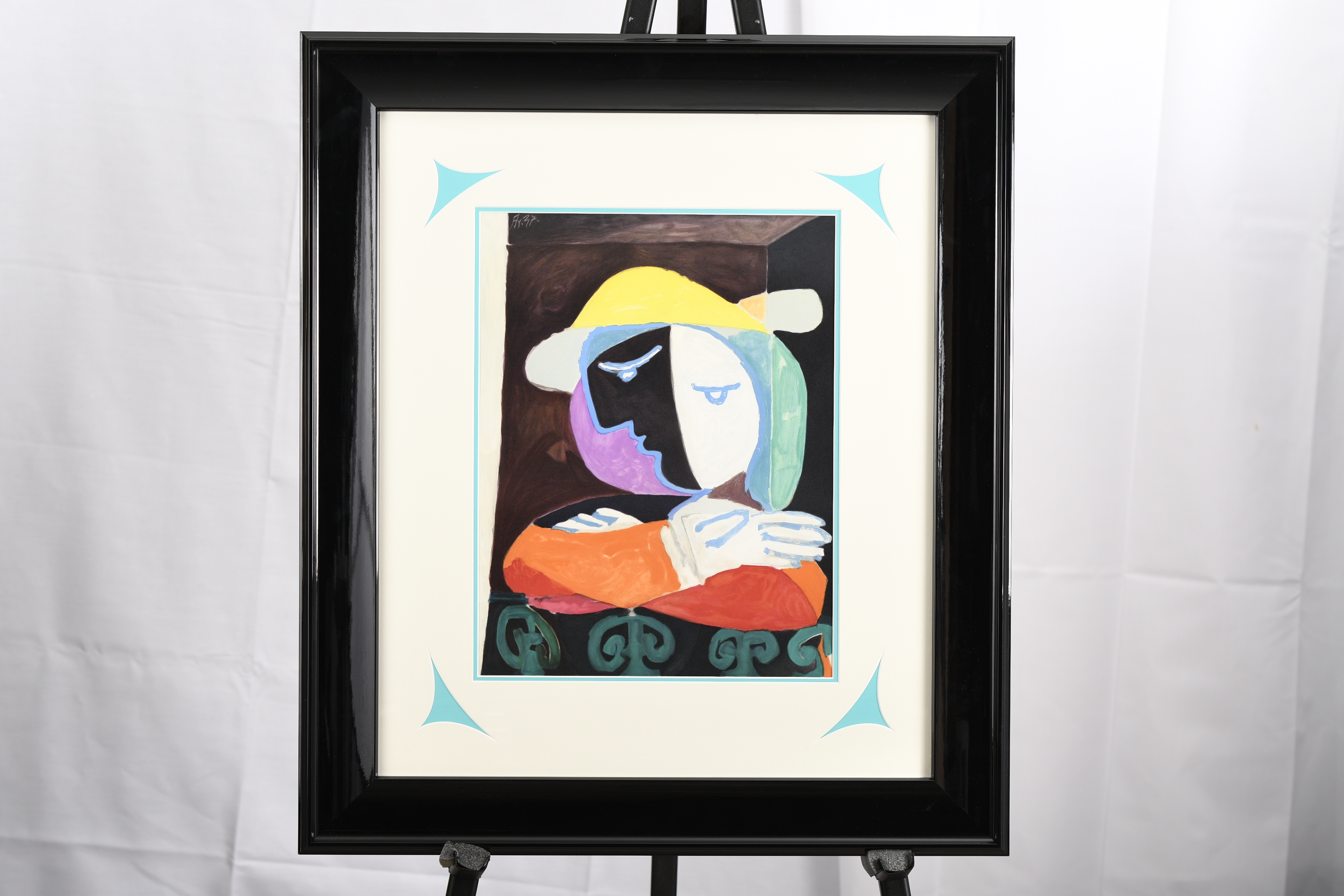 Limited Edition Lithograph by Pablo Picasso """"Femme au Balcon"""" from the Marina Picasso Collecti