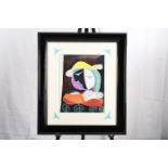 Limited Edition Lithograph by Pablo Picasso """"Femme au Balcon"""" from the Marina Picasso Collecti