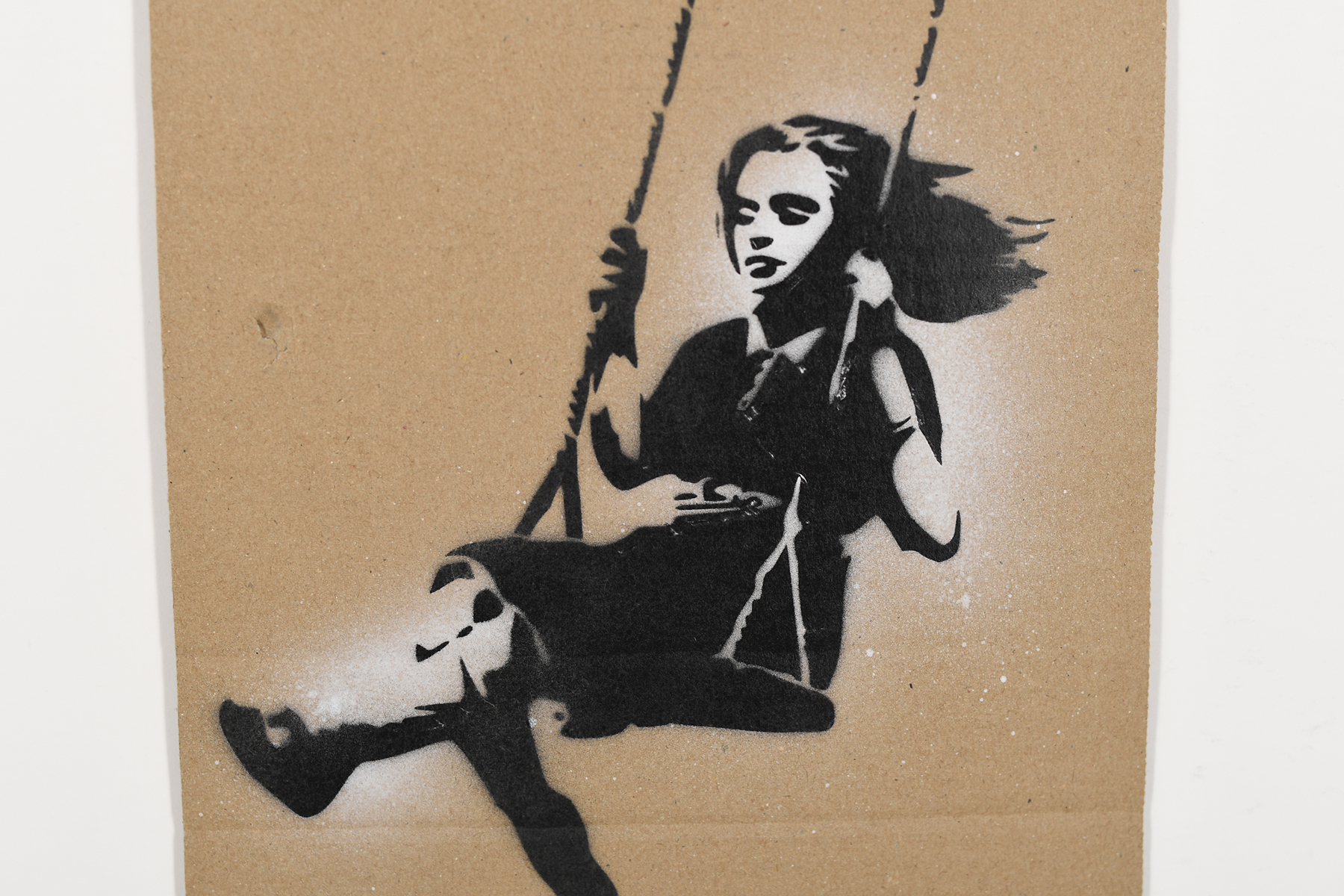 Banksy Aerosol and Stencil Artwork. - Image 3 of 11