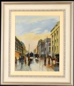 Original Oil on Canvas Grey Street Newcastle