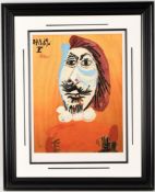 Pablo Picasso “Mans Head; Tete D’Homme, 1969” Rare Limited Edition