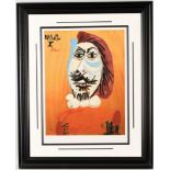 Pablo Picasso “Mans Head; Tete D’Homme, 1969” Rare Limited Edition