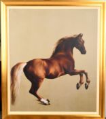 Stunning 6ft x 5ft George Stubbs """"Whistlejacket"""" Limited Edition on Canvas.