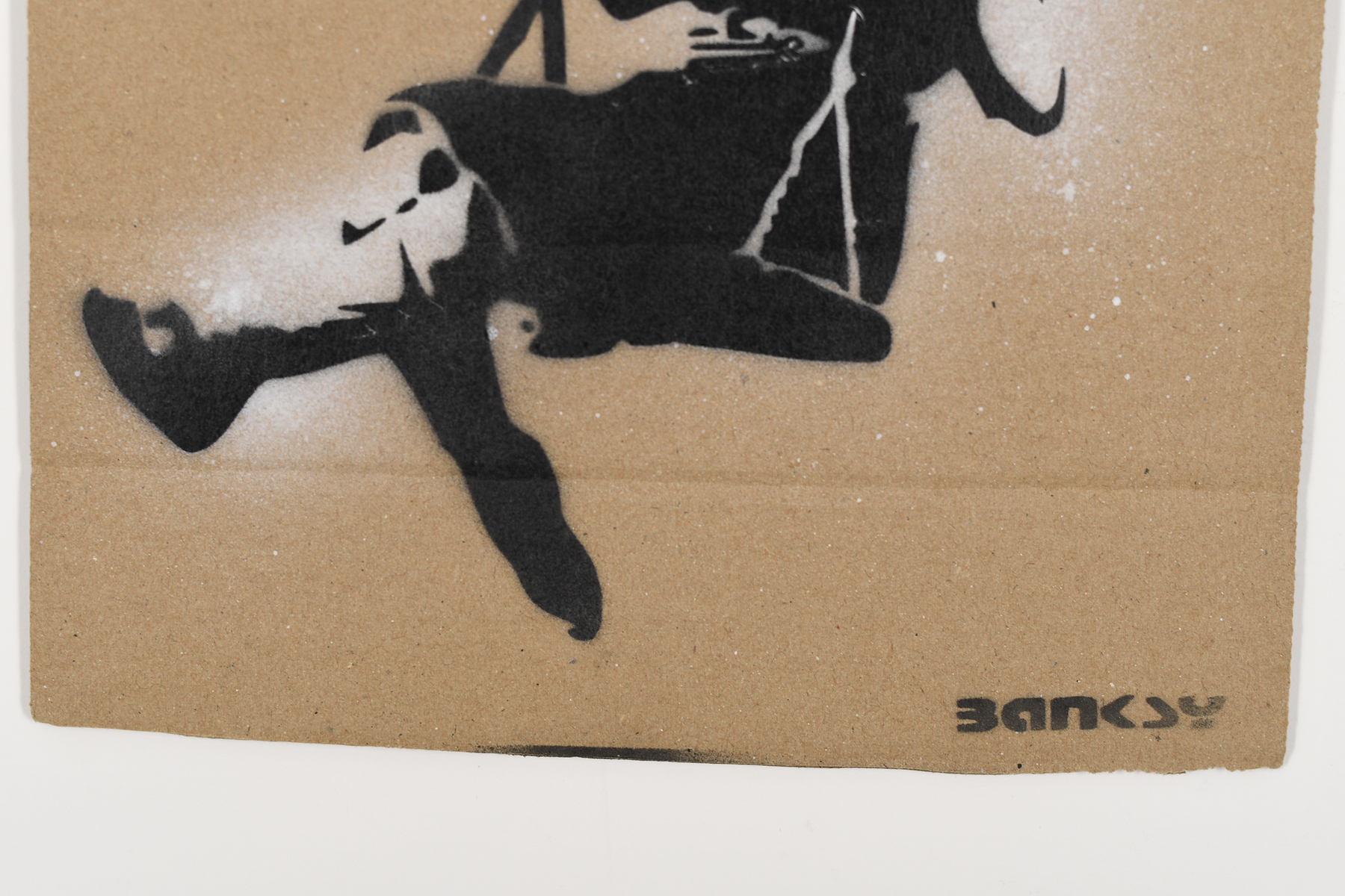 Banksy Aerosol and Stencil Artwork. - Image 2 of 11
