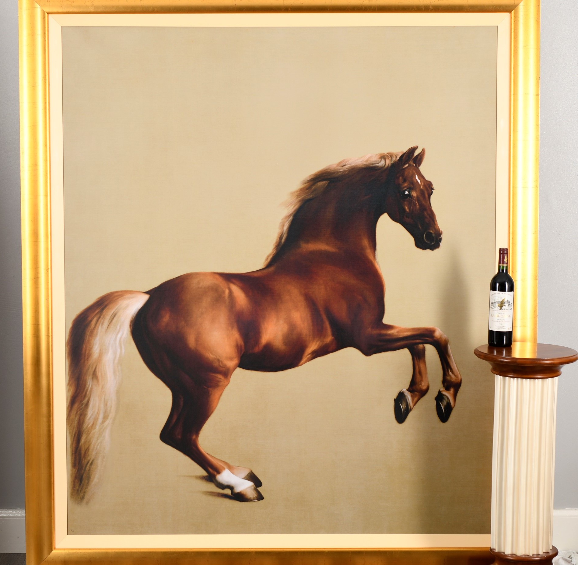 Stunning 6ft x 5ft George Stubbs """"Whistlejacket"""" Limited Edition on Canvas. - Image 7 of 12