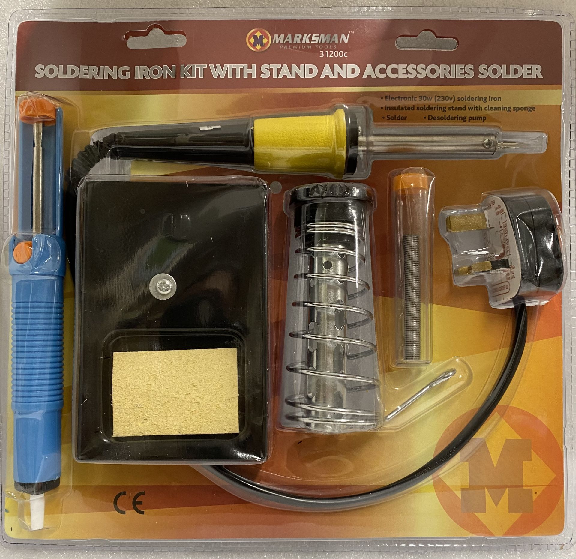 Marksman 30W-240V Soldering Iron High Quality Mains Powered