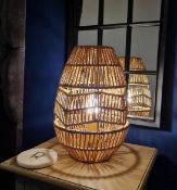 Title: (30/10H) Lot RRP £100. 4x Rattan Pot Lamp RRP £25 Each. (All Units Appear As New).