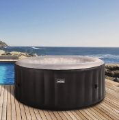(7/Mez) RRP £455. Wave Atlantic 4 Person Hot Tub Solid Black With Pump. (Unchecked Direct Warehou...