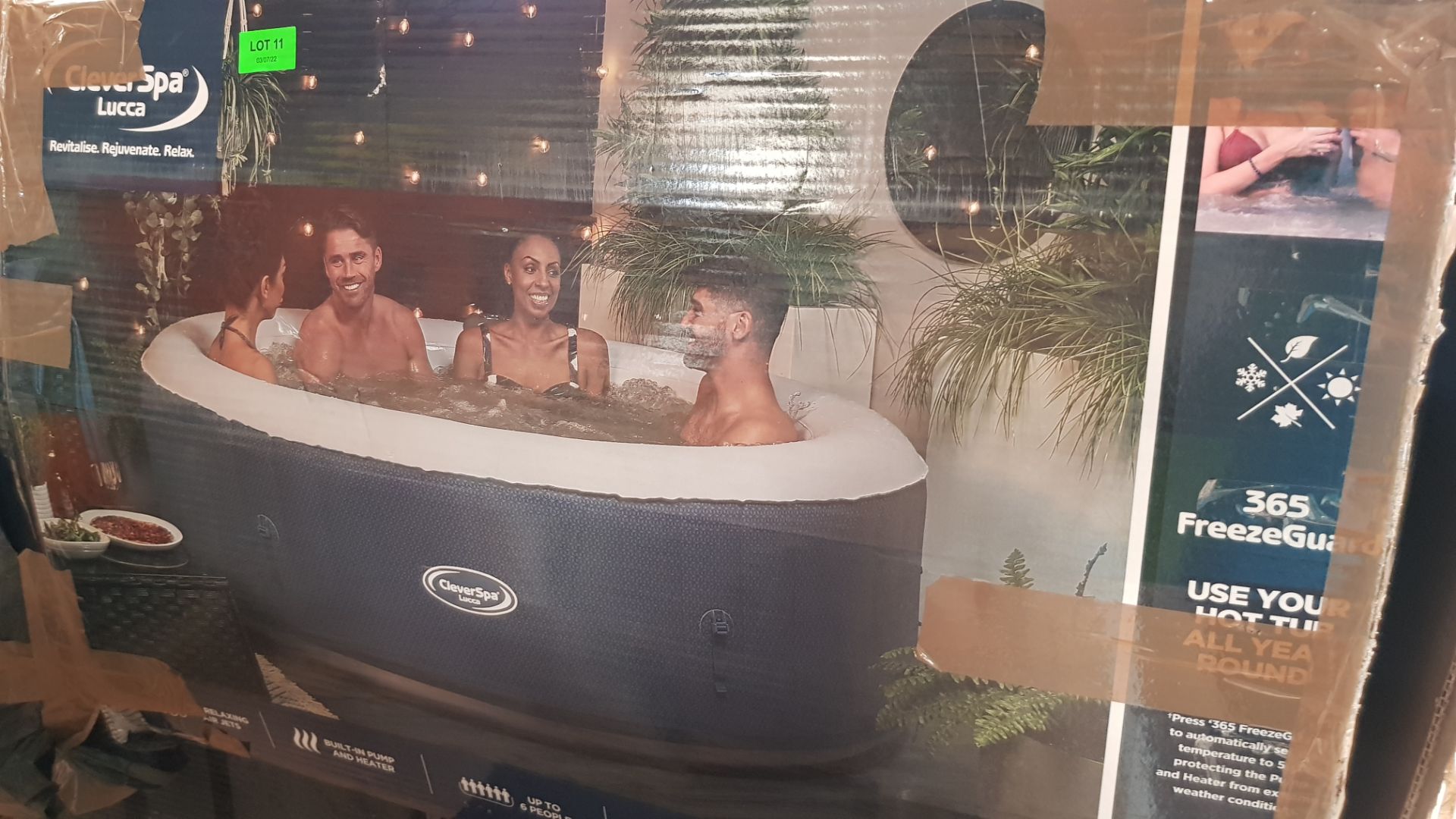 (11/Mez) RRP £480. Clever Spa Lucca 6 person Hot Tub. (Unchecked Direct Warehouse Return). - Image 2 of 4