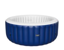 (21/Mez) RRP £520. Wave Atlantic Plus 6 Person Hot Tub Solid Blue With Pump. (Unchecked Direct Wa...