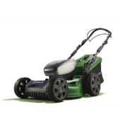 (34/Mez) RRP £349. Powerbase 40V Cordless Lawnmower 46cm. (New, Sealed Item)