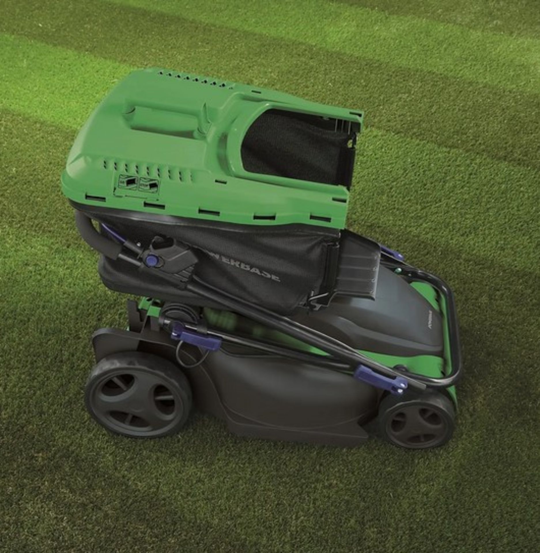 (102/Mez) RRP £129. Powerbase 41cm 1800W Electric Rotary Lawn Mower. - Image 4 of 4