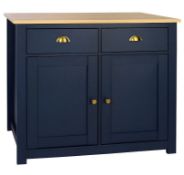 (85/Mez) RRP £180. Marcy Sideboard Midnight. (H83x W100x D44.8cm).