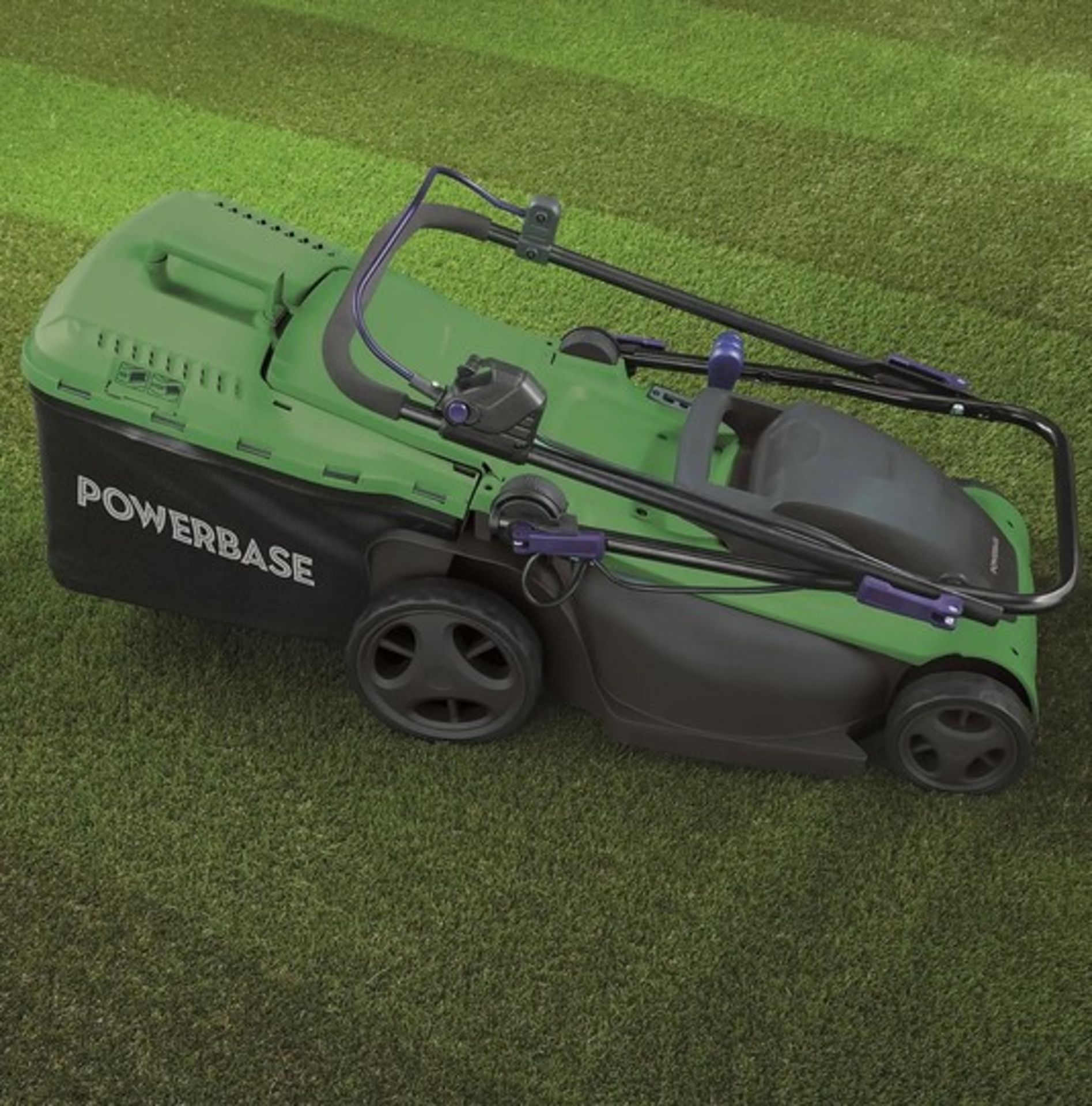 (102/Mez) RRP £129. Powerbase 41cm 1800W Electric Rotary Lawn Mower. - Image 3 of 4