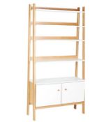 (81/Mez) RRP £300. House Beautiful Milly Bookcase. (H190x W96.5x D35cm).
