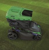 (100/Mez) RRP £129. Powerbase 41cm 1800W Electric Rotary Lawn Mower.