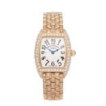 Franck Muller Cintree Curvex 18K Yellow Gold Watch 2500 QZ D