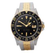 Rolex GMT-Master Nipple Dial 18K Yellow Gold & Stainless Steel Watch 16753